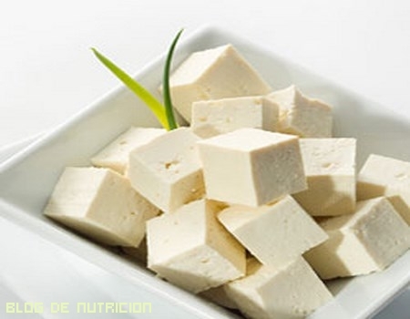 Tofu en cuadrados